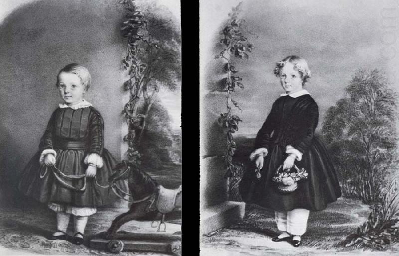 George and Rosalie Waterhouse,children ofsusan Waterhouse, unknow artist